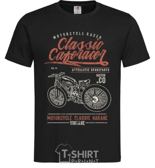 Men's T-Shirt Classic Caferacer black фото