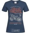 Женская футболка Classic Caferacer Темно-синий фото