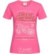 Женская футболка Classic Caferacer Ярко-розовый фото
