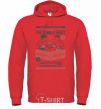 Men`s hoodie Classic Boxing bright-red фото