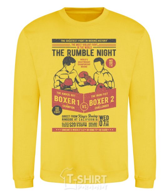 Sweatshirt Classic Boxing yellow фото