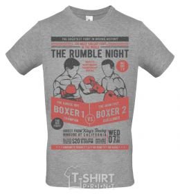 Men's T-Shirt Classic Boxing grey фото