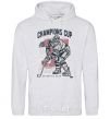 Men`s hoodie Champions Cup Hockey sport-grey фото