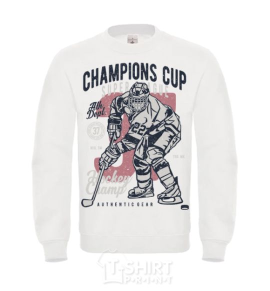 Sweatshirt Champions Cup Hockey White фото