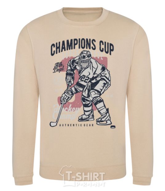 Sweatshirt Champions Cup Hockey sand фото