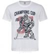 Men's T-Shirt Champions Cup Hockey White фото