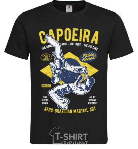 Мужская футболка Capoeira Черный фото