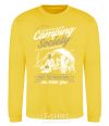 Sweatshirt Camping Society yellow фото