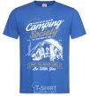 Men's T-Shirt Camping Society royal-blue фото