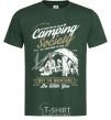 Men's T-Shirt Camping Society bottle-green фото