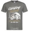 Men's T-Shirt Camping Society dark-grey фото