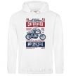 Men`s hoodie Caferacer Classic Race White фото