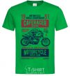 Мужская футболка Caferacer Classic Race Зеленый фото