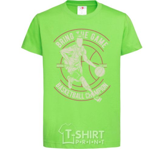 Kids T-shirt Bring The Game orchid-green фото
