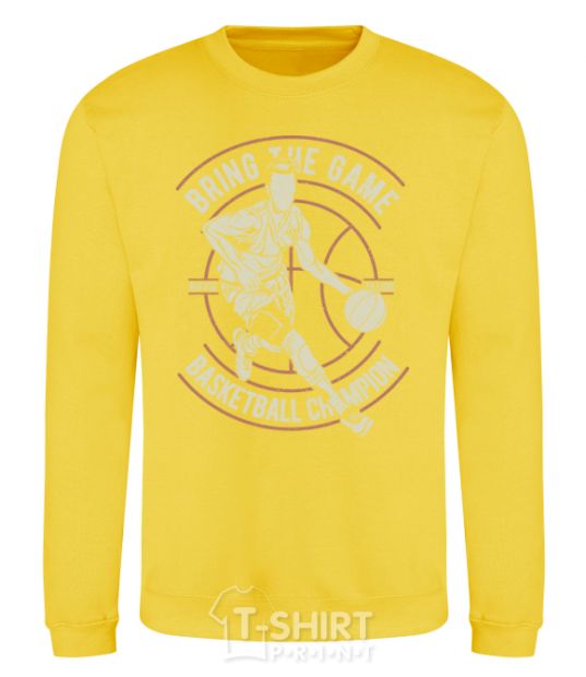 Sweatshirt Bring The Game yellow фото
