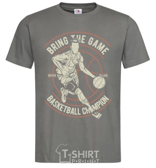 Men's T-Shirt Bring The Game dark-grey фото