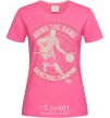 Женская футболка Bring The Game Ярко-розовый фото