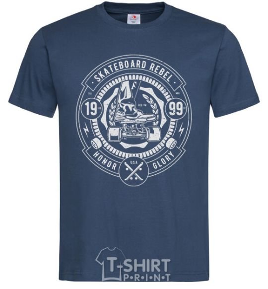 Men's T-Shirt Skateboard Rebel navy-blue фото