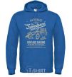 Men`s hoodie Vintage Speedrace royal фото