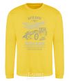 Sweatshirt Vintage Speedrace yellow фото