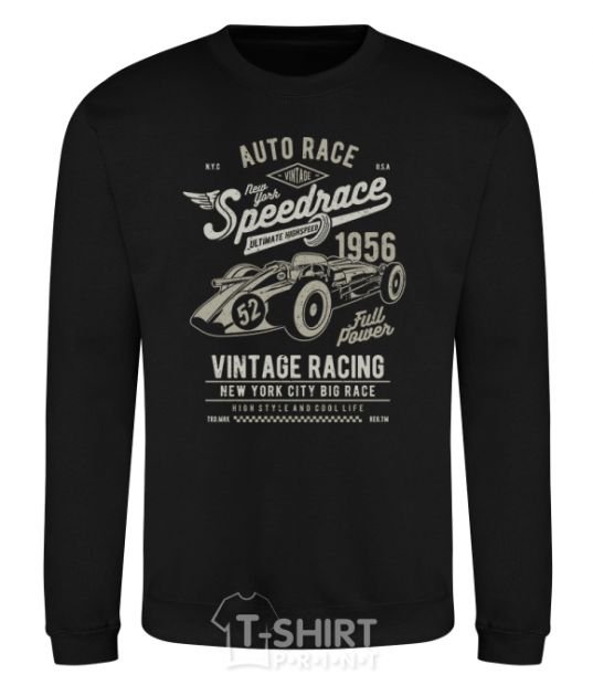 Sweatshirt Vintage Speedrace black фото