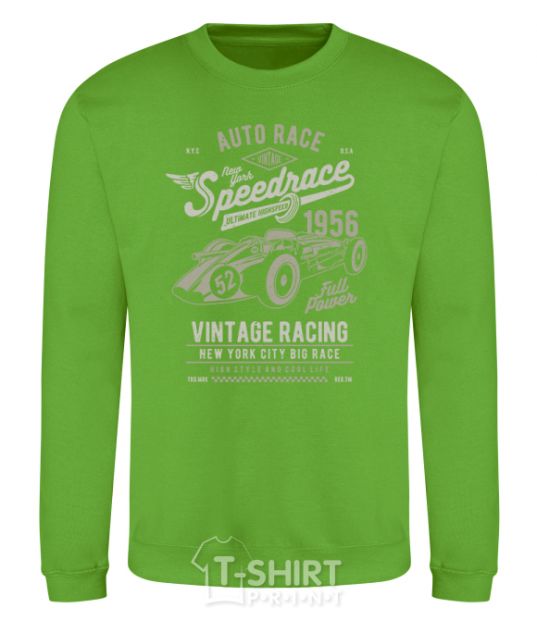 Sweatshirt Vintage Speedrace orchid-green фото