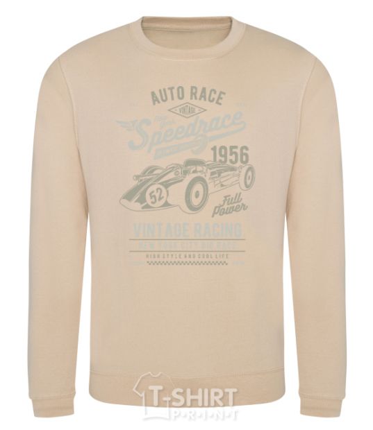 Sweatshirt Vintage Speedrace sand фото