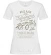 Женская футболка Vintage Speedrace Белый фото