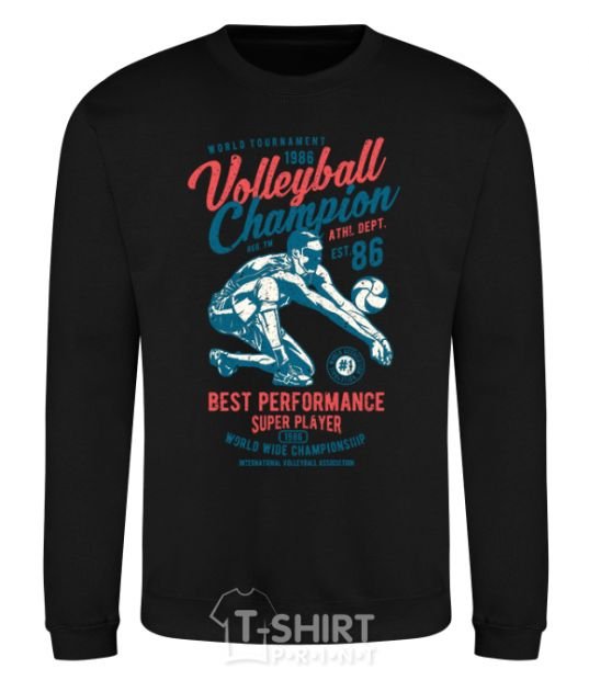 Sweatshirt Volleyball Champion black фото