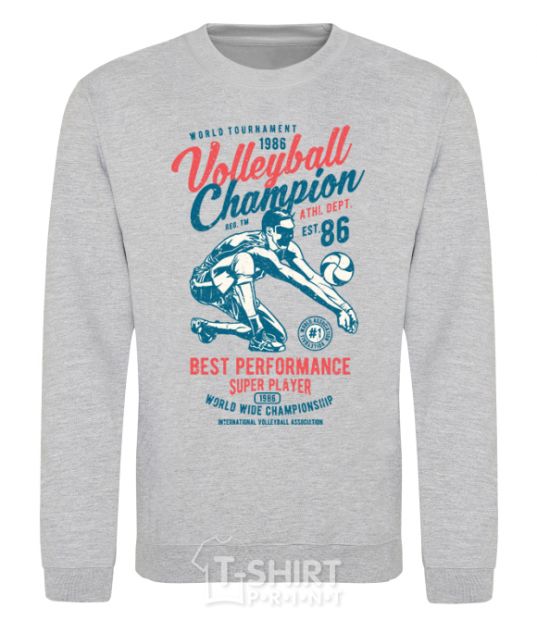 Sweatshirt Volleyball Champion sport-grey фото
