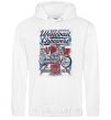 Men`s hoodie Westcoast Choppers White фото