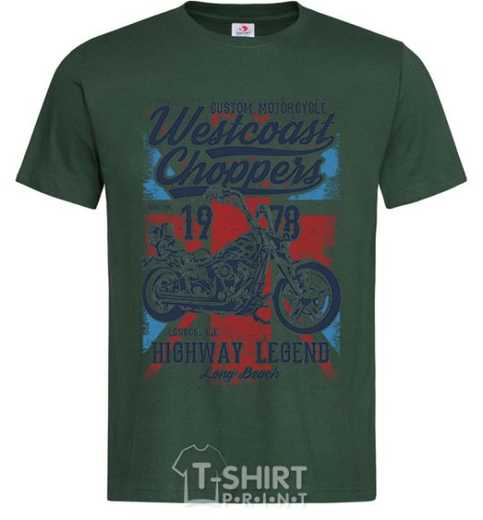 Мужская футболка Westcoast Choppers Темно-зеленый фото