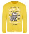 Sweatshirt Think Big Truck yellow фото