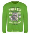 Sweatshirt Think Big Truck orchid-green фото