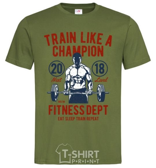 Men's T-Shirt Train Like A Champion millennial-khaki фото