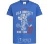 Kids T-shirt USA Hockey royal-blue фото