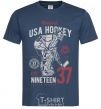 Men's T-Shirt USA Hockey navy-blue фото
