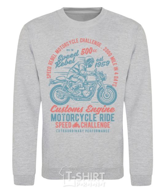 Sweatshirt Speed Rebel sport-grey фото