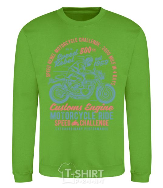 Sweatshirt Speed Rebel orchid-green фото