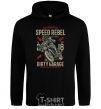 Men`s hoodie Speed Rebel Dirty Garage black фото