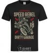 Мужская футболка Speed Rebel Dirty Garage Черный фото