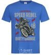 Мужская футболка Speed Rebel Dirty Garage Ярко-синий фото