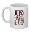 Ceramic mug Judo White фото