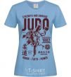Women's T-shirt Judo sky-blue фото