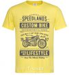 Мужская футболка Speedlands Custom Bike Лимонный фото