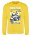 Sweatshirt State Police yellow фото