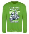 Sweatshirt State Police orchid-green фото