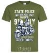 Men's T-Shirt State Police millennial-khaki фото