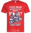 Men's T-Shirt State Police red фото