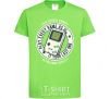 Kids T-shirt Last Game orchid-green фото